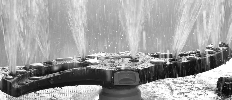 Winterhalter wash field with »VarioPower« variable pressure adjustment Winterhalter wash field with »VarioPower« variable pressure adjustment