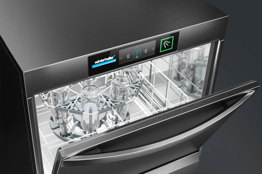 Winterhalter undercounter warewashers for bottles and carafes Winterhalter undercounter warewashers for bottles and carafes