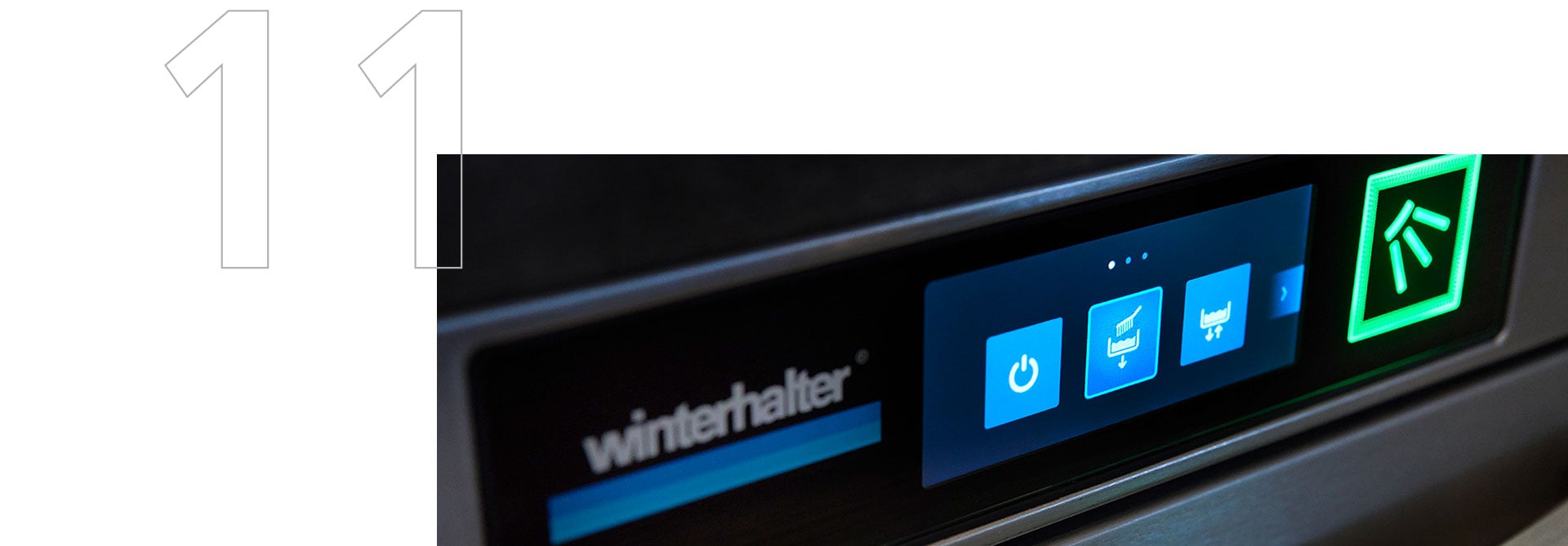 Winterhalter Energiespar-Tipps Maschine zeitnah ausschalten Winterhalter Energiespar-Tipps Maschine zeitnah ausschalten Display