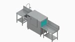 Winterhalter rack conveyor dishwasher CTR M, planning example Winterhalter rack conveyor dishwasher CTR M, planning example