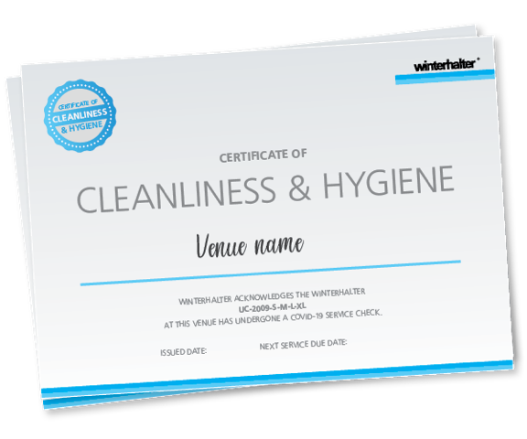 Winterhalter Certificate Cleanliness & Hygiene