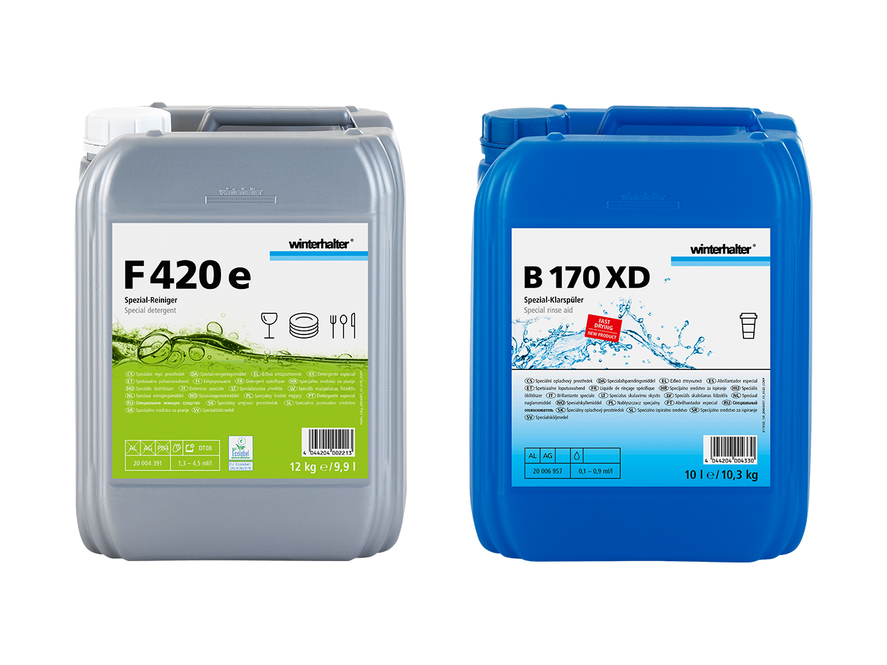 Winterhalter Reusables warewashing Detergents and rinse aids Winterhalter Reusables warewashing Detergents and rinse aids
