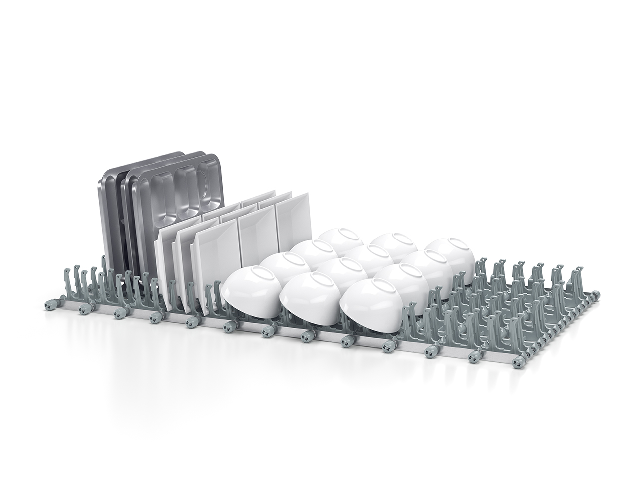 Winterhalter MTF flight-type dishwasher 45 mm finger belt Winterhalter MTF flight-type dishwasher 45 mm finger belt with small dishes