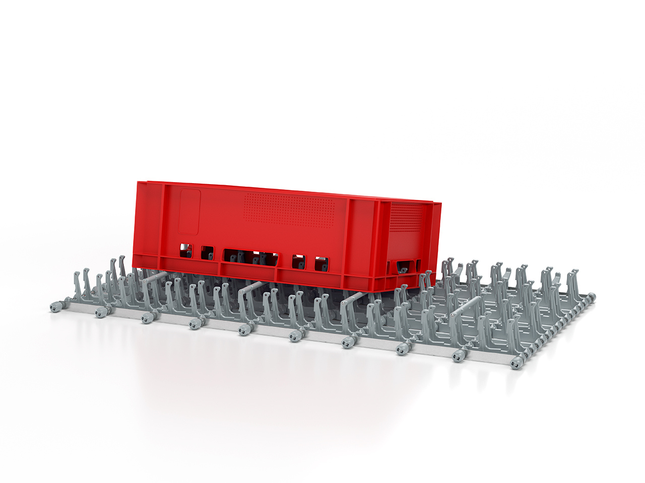 Winterhalter MTF flight-type dishwasher 60 mm finger belt Winterhalter MTF flight-type dishwasher 60 mm finger belt with Euronorm crates