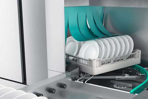 CTR compact rack conveyor dishwasher by Winterhalter CTR compact rack conveyor dishwasher by Winterhalter
