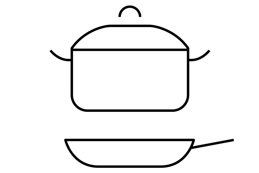 Washing utensils Washing utensils